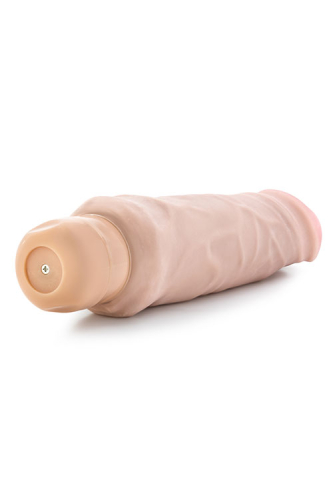 Вібромасажер реалістичний тілесного кольору X5-HARD ON VIBRATING 9INCH DILDO - 4