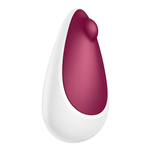 Вібратор для стимуляції клітора бордового кольору Satisfyer Spot On 3 Berry - 3