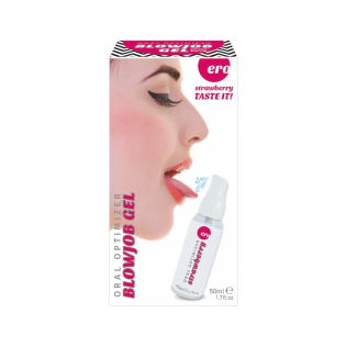 Стимулирующий оральный гель на водной основе со вкусом клубники Hot Oral Optimizer Blowjob Gel 50 мл