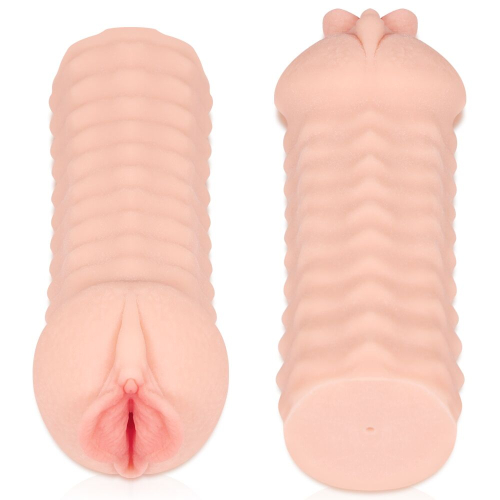 Мастурбатор двухслойный вагина телесного цвета Kokos Elegance 006 Double Layer - 3