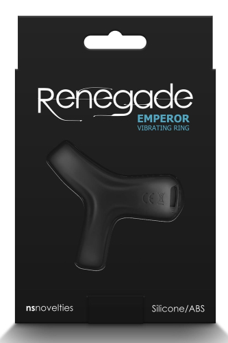 Ерекційне віброкільце на член чорне NS Novelties Renegade - 4
