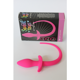 Втулка анальна яскраво-рожева L 80 мм D 32 мм SWEET TOYS