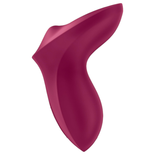 Вібратор для клітора бордовий Satisfyer Exciterrr - 4