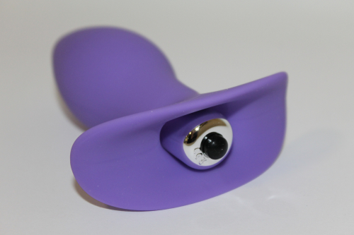 Втулка анальна з вібрацією Sweet Toys L 85 мм d 36 мм, Колір Фіолетовий - 2