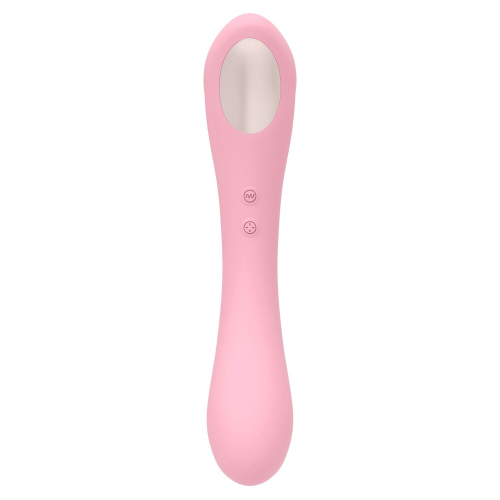 Вакуумный клиторальный стимулятор розового цвета Femintimate Daisy - 3
