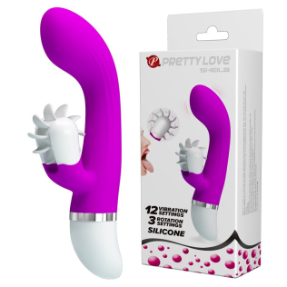 Вібратор точки G з кліторальним відростком PRETTY LOVE SHEILA
