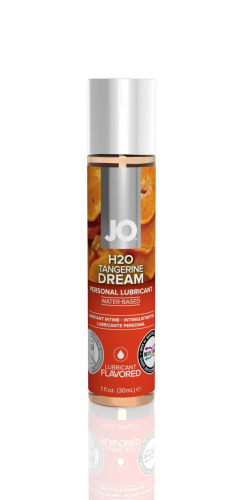 Лубрикант съедобный для оральных ласк вкус мандарина System JO H2O 30 мл - 1