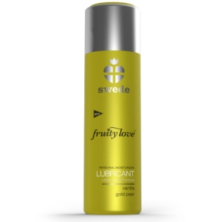 Оральный лубрикант на водной основе со вкусом ванили SWEDE Fruity Love Lubricant Vanilla Gold Pear 100мл