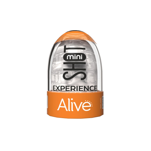 Мастурбатор яйцо прозрачного цвета Alive Mini Masturbator - 1