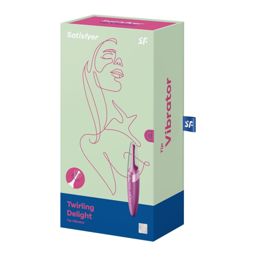 Вібратор для клітора Satisfyre Twirling Delight Berry - 6