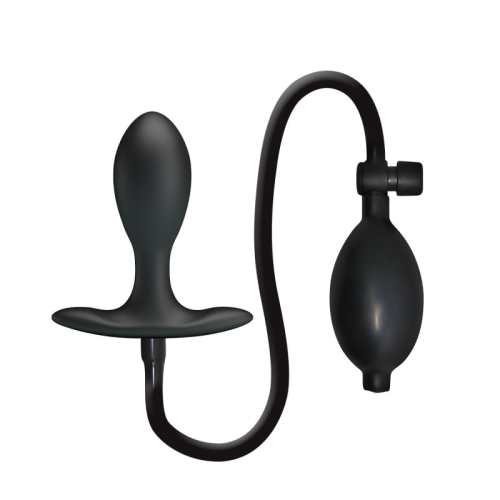 Надувающаяся анальная пробка черная Mr Play Inflatable Anal Plug - 2
