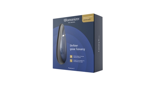 Вакуумний кліторальний стимулятор синій Womanizer Premium 2 - 8