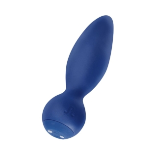Анальная вибропробка синего цвета Adrien Lastic Little Rocket