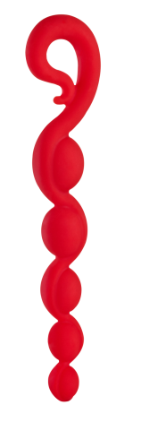Анальні кульки Bendybeads Fun Factory червоні - 1