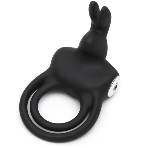Эрекционное кольцо с вибрацией Happy Rabbit Lovehoney черное - 1