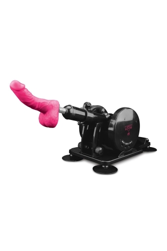 Секс машина з насадками та пультом дистанційного керування чорна Dreamtoys Sex Room Sex Machine - 5