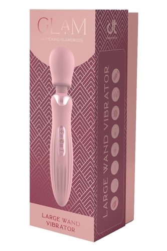 Вібратор Ванд у формі мікрофона рожевого кольору Deam Toys Glam розмір Large - 5