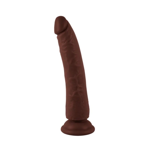 Фаллоимитатор реалистик на присоске Realistic Dong Mr. Rude 8.5 коричневый - 2