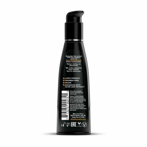 Оральний веганський лубрикант на водній основі зі смаком Іриска Wicked Sensual Care 120 мл - 2