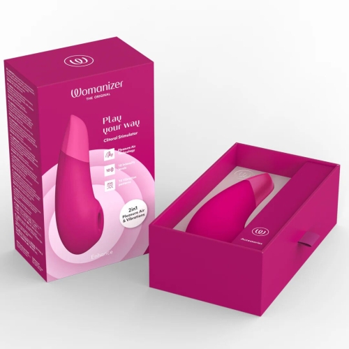 Вакуумний кліторальний стимулятор рожевий Womanizer Enhance - 9