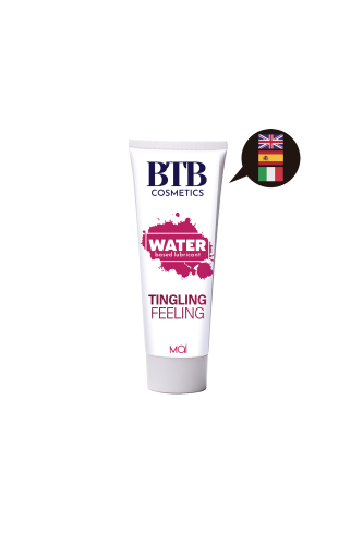 Лубрикант з поглинаючим ефектом на водній основі Attraction BTB Water based tingling effect lubricant 100 мл - 3