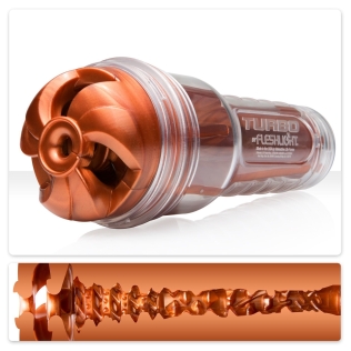 Мастурбатор Fleshlight Turbo Thrust Copper імітація мінета Флешлайт