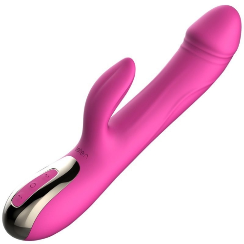 Вібратор-пульсатор силіконовий зі стимуляцією клітора Leten Automatical Thrusting Vibrator з підігрівом 10 режимів - 1