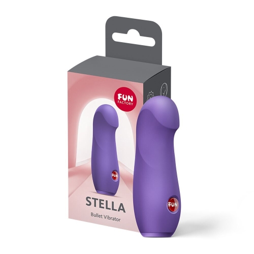 Мини вибратор для клитора фиолетовый Fun Factory Stella Black Currant - 6