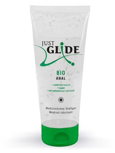 Анальный органический лубрикант с сахарным тростником на водной основе Just Glide Bio Anal 200 мл - 1