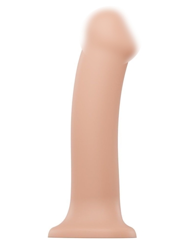 Великий фалоімітатор 20 см/4,5 см реалістик на присоску Strap-On-Me Dual Density Dildo Flesh XL - 1