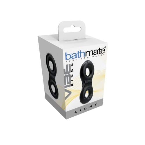 Ерекційне віброкільце на член та мошонку чорне Bathmate Vibe Ring Eight - 5