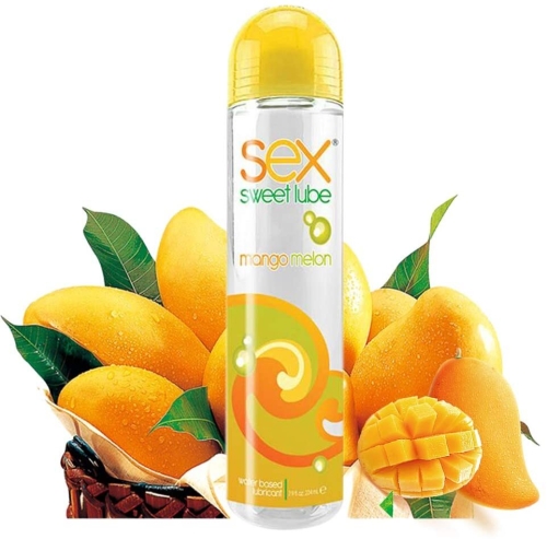 Смазка для орального секса на водной основе со вкусом манго и дыни Topco Sex Sweet Lube 197 мл - 1