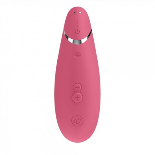 Бесконтактный вакуумный клиторальный стимулятор розовый Womanizer Premium - 4