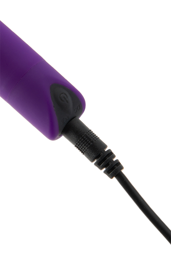 Акумуляторна водонепроникна вібропуля POWERFUL BULLET PURPLE - 4