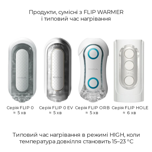 Мастурбатор-нагрівач всмоктуючий Tenga Flip Zero Red + Flip Warming Set - 6