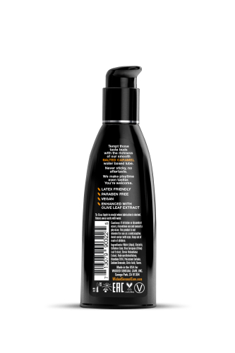 Оральний лубрикант на водній основі зі смаком карамелі Wicked Sensual Care Аqua 60 мл - 2