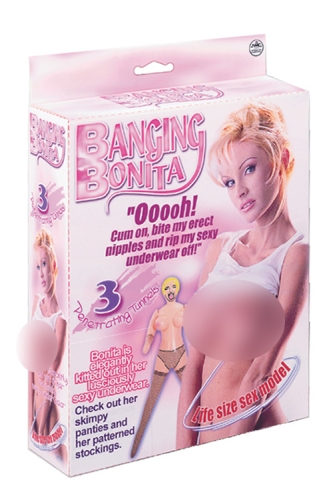 Секс кукла надувная резиновая Banging Bonita PVC screening Doll - 1