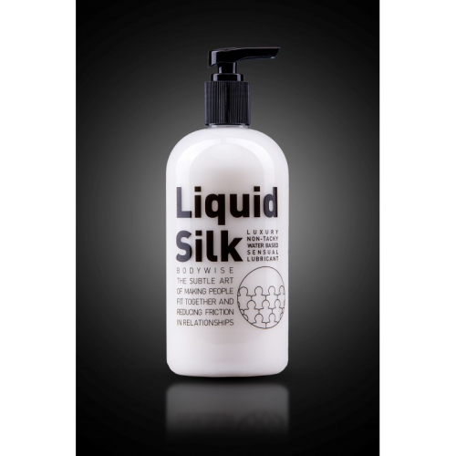 Комфортний лубрикант на водяній основі Bodywise Liquid Silk 500мл - 3