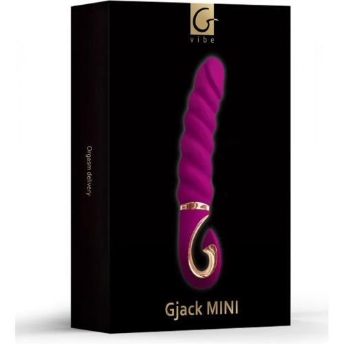 Вибратор рельефный вагинальный фиолетовый Gvibe Gjack Mini - 6