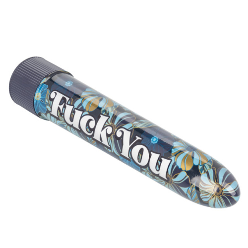 Міні вібратор різнокольоровий California еxotic novelties CalExotics Naughty Bits Fuck You Personal Vibrator Free Shipping - 10