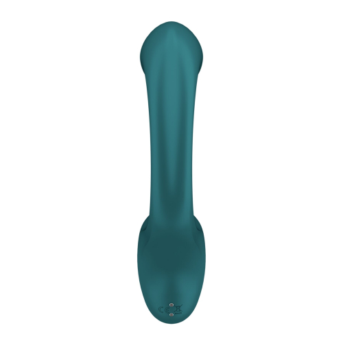 Вагінально-кліторальний вібратор із 2 моторами зеленого кольору Satisfyer G for Goddess 2 - 4