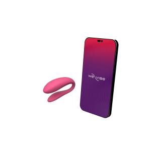 Вибратор для пары со смарт подключением к телефону We-Vibe SYNC Lite розовый