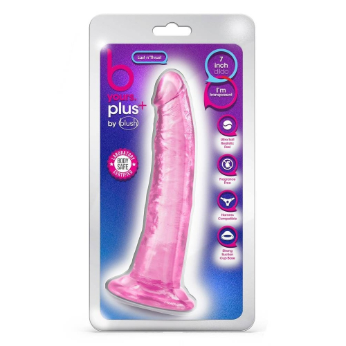Фалоімітатор реалістичний на рожевий присосці Blush B Yours Plus - 2
