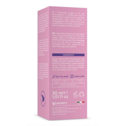 Звужуючий гель для жінок Intimateline Intymate Virgel Astringent Gel 30мл - 2