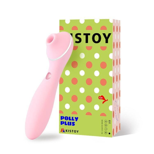 Вакуумный вибратор для клитора розовый KisToy Polly Plus - 1