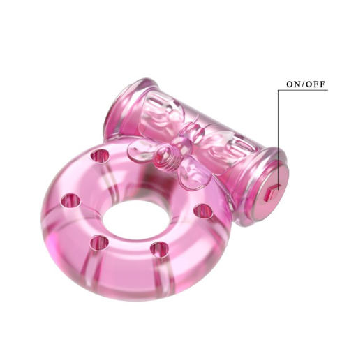 Кольцо с вибрацией и презервативом Vibrator &amp;amp; condom BI-010081 - 6