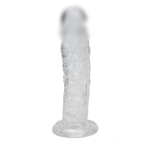 Прозрачный фаллоимитатор на присоске Alive Jelly Dildo Empire, ТПЕ, присоска, диаметр 4.3 см, длина 19.3см