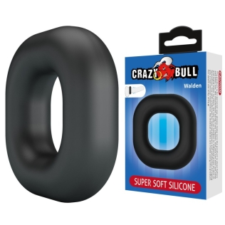 Эрекционное кольцо на член силиконовое черное Crazy Bull Cock Ring Crazy Bull Walden