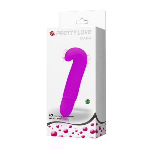 Вібратор із стимуляцією точки Джи силіконовий рожевий Lyibaile Pretty Love DANA - 8