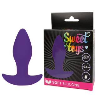 Втулка анальна фіолетова L 85 мм D 36 мм SWEET TOYS